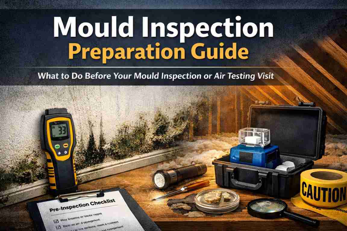 Winnipeg homeowner preparing their home for a professional mould inspection