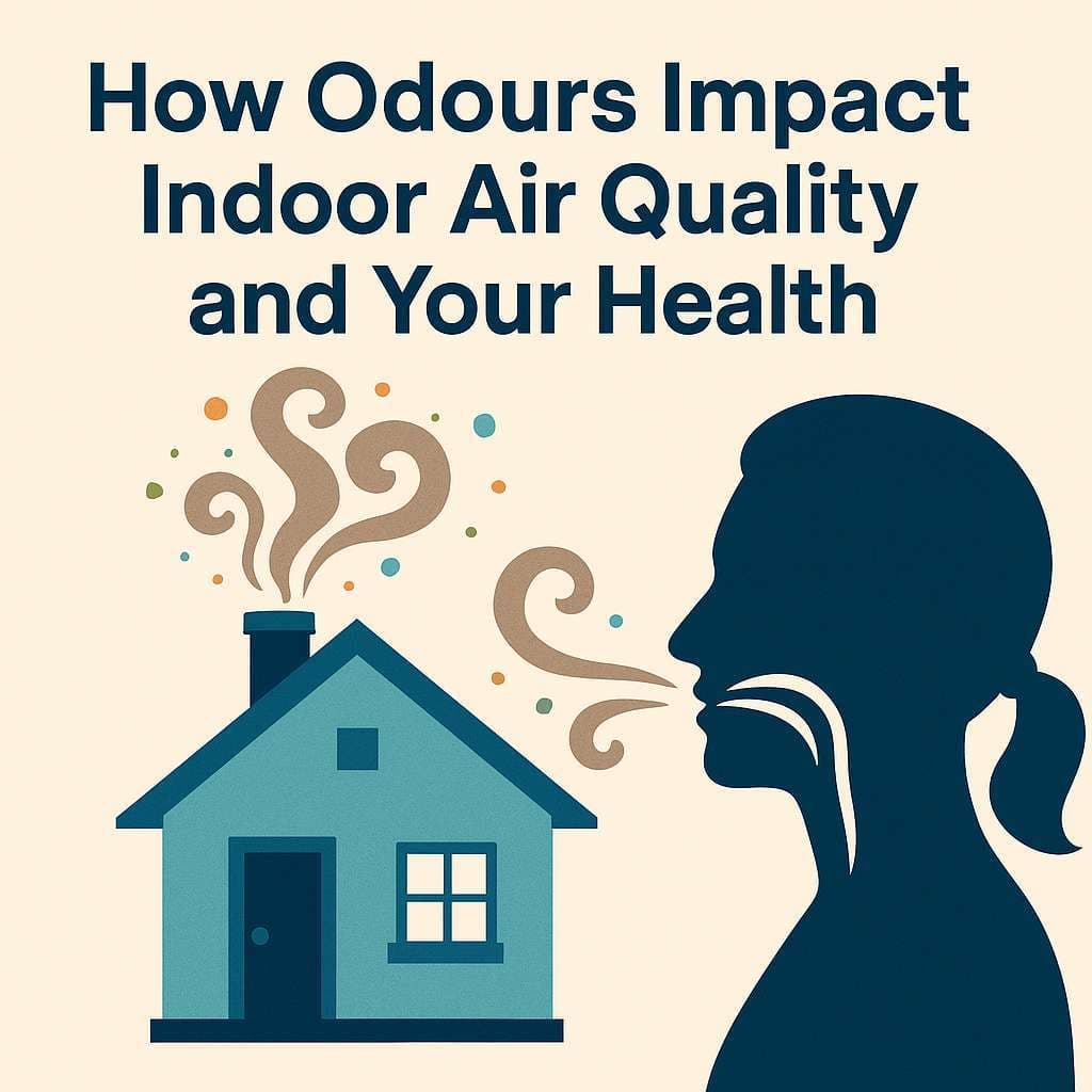 Indoor air quality measurement and mould odour assessment in a residential property